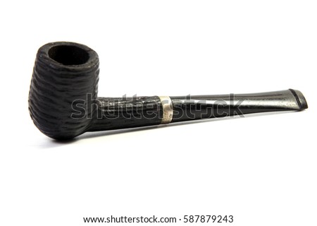 Tobacco pipe isolated on a white background