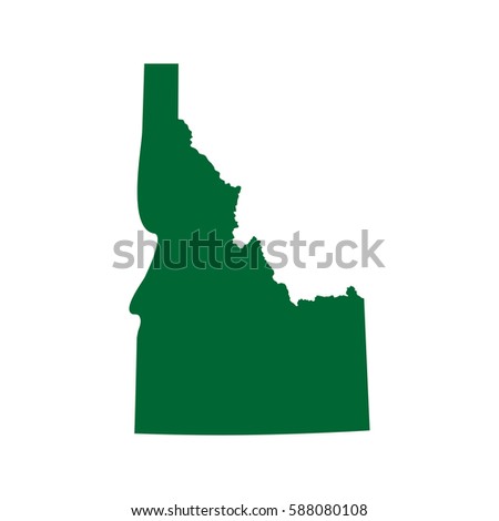 map of the U.S. state of Idaho 