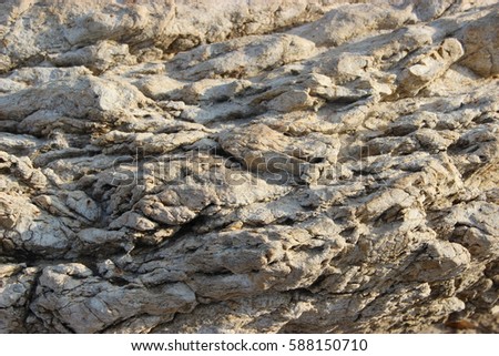 stone texture on the beach