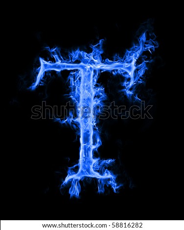 Blue Smoke Letter T Stock Photos And Images Avopix Com