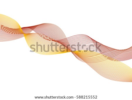 Abstract color wavy vector background
