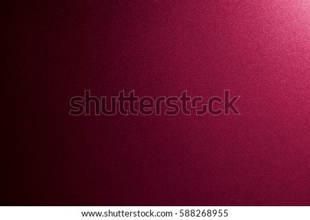 Red color texture with light. Red glitter and gradient color design or abstract background.