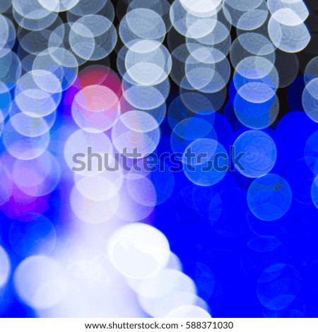 Abstract defocused bokeh lights background.