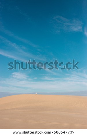 Someone in the desert