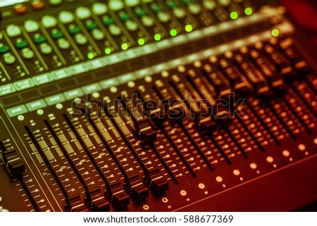  audio, a mixing console is an electronic device for combining (also called "mixing"), routing, and changing the volume level, timbre (tone color)