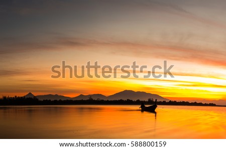 Light Sunrise at thailand