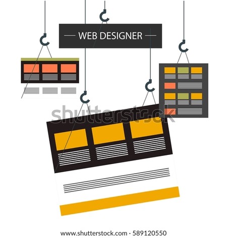 web design vector design