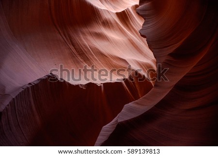 The Antelope Canyon, near Page, Arizona