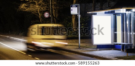 outdoor kiosk advertising billboard