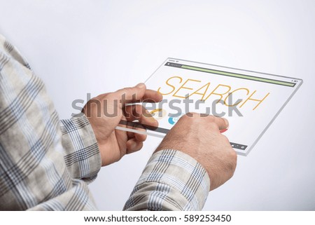 Search - Internet Data Technology Concept