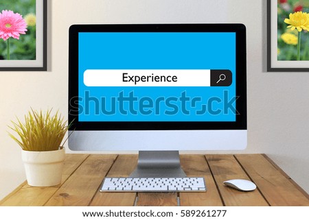 Web search concept : Experience