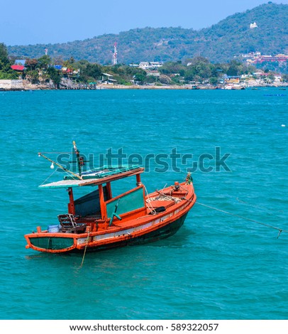 Small Fishing Boat of Thailand