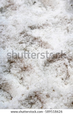 Dirty salt texture.