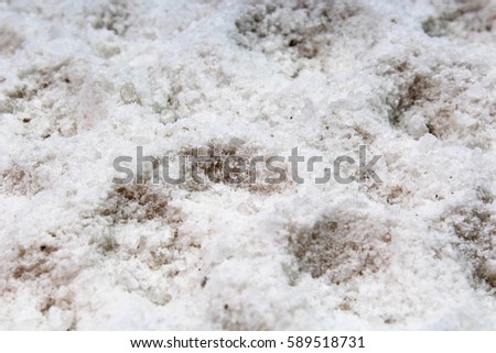 Dirty salt texture.