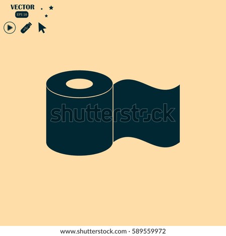 toilet paper icon