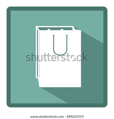 emblem bag of gift icon, vector illustration design image