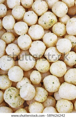 Millet ball texture. Organic gluten free diet food .