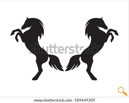 horse, icon, vector illustration eps10