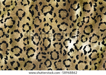 Tiger pattern fabric
