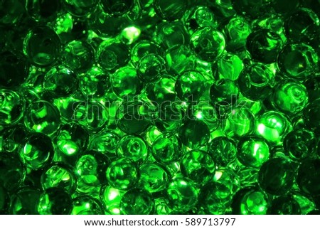 Green Background - Abstract Art and Color Texture - Emerald Cluster