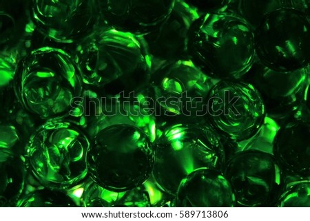 Green Background - Abstract Art and Color Texture - Mystic Light