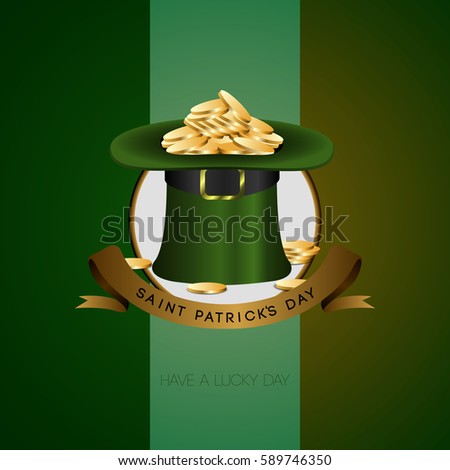 Saint Patrick day graphic design, Vector illustration