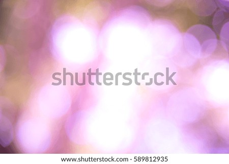 Violet and white bokeh from natural