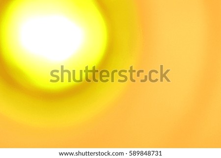 yellow spot resembles the sun