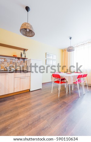 Comfortable modern  dining room 