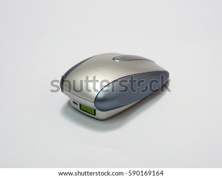 Wheelless Wireless Computer Mouse