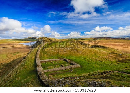 Milecastle 39, Hadrian's Wall, Northumberland, England