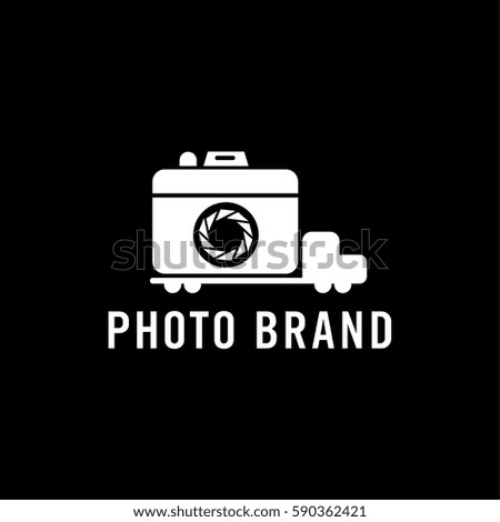 Photography vector logo design template