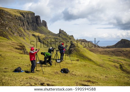 landscape photography workshop, photographer, Isle of skye,  Quiraing mountain, Scotland, Great Britain