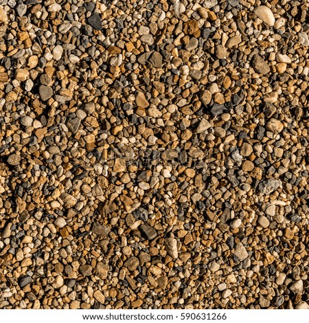 Brown Small gravel texture background