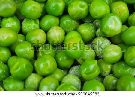 Fresh peas  texture background. Green pea background pattern.