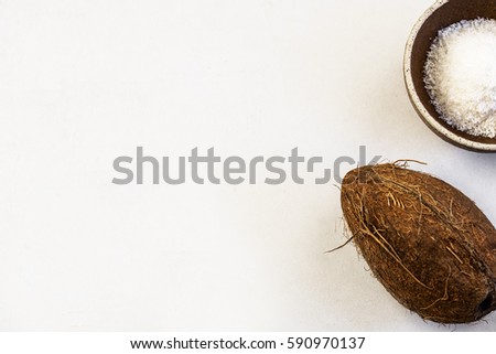 Coconuts isolated on white background. Collection. Coconut vegan milk non dairy in bottles. Coconut milk for your design. Coconut milk infographics. 