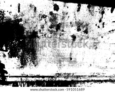 Ink blots Grunge Urban Background.Texture Vector.Dust Overlay Distress Grain ,Simply Place smudge illustration over any Object to Create rough  Effect .Black paint splattered , dirty design element 