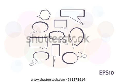 Chat icon vector illustration eps10.