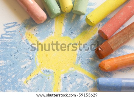 colored pastels