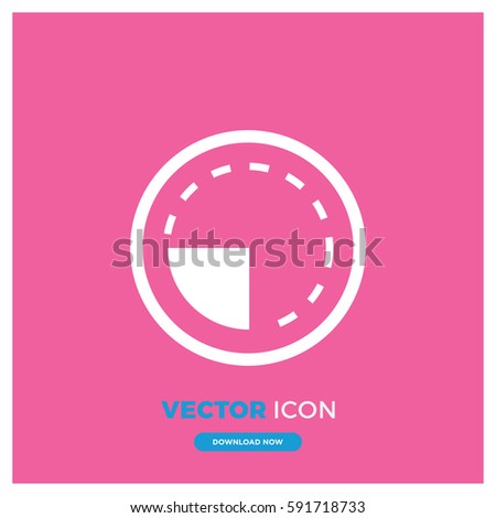 average session duration vector icon illustration