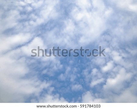 Beautiful cloud and sky