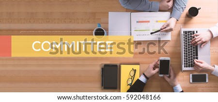 COMMITTEE CONCEPT Royalty-Free Stock Photo #592048166