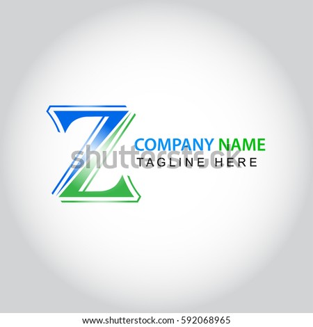Initial letter z abstract logo