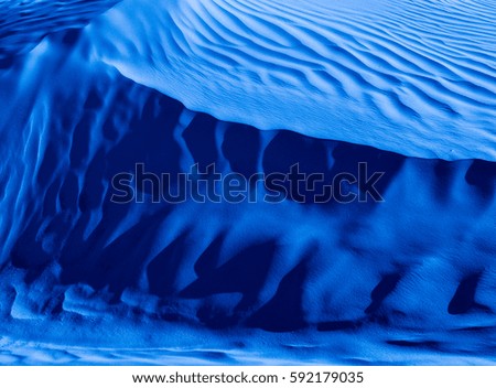 Sea color of the desert