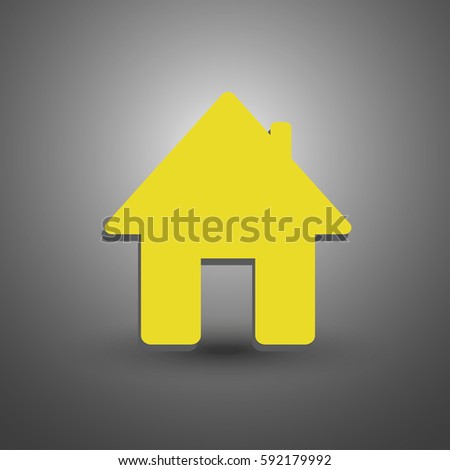 Small house icon. Icon Vector