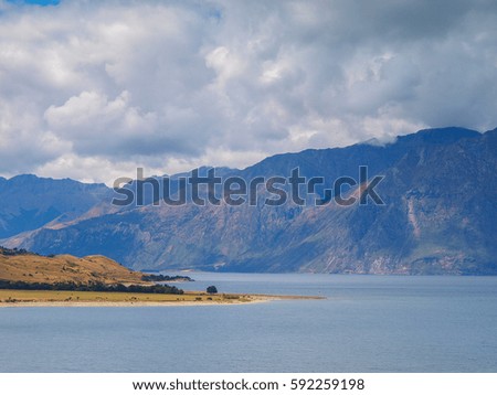 Beautifull Wakatipu Lake , New Zealand