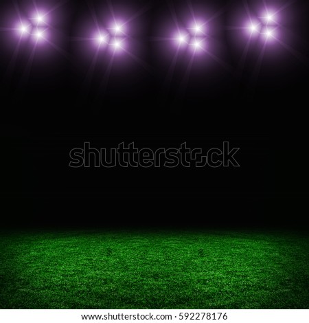 Soccer green field 