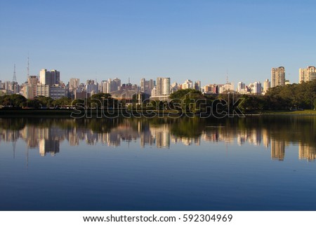 Ibirapuera Park Skyline - Sao Paulo - Brazil