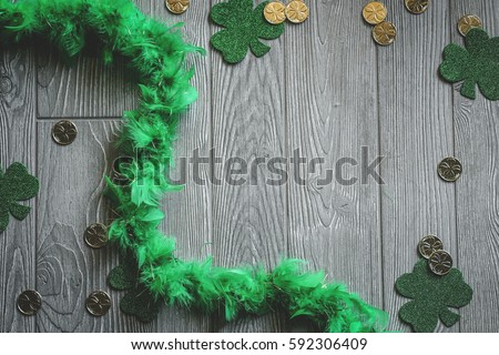 Feather St. Patrick's Day Boa