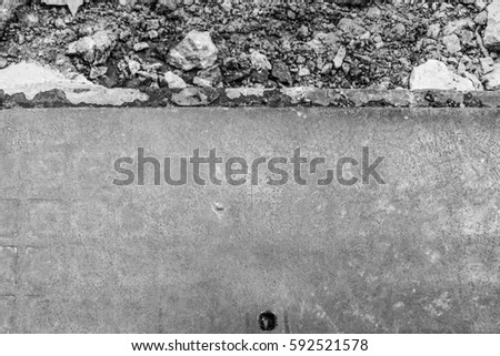 Metallic Surface  in Black and White